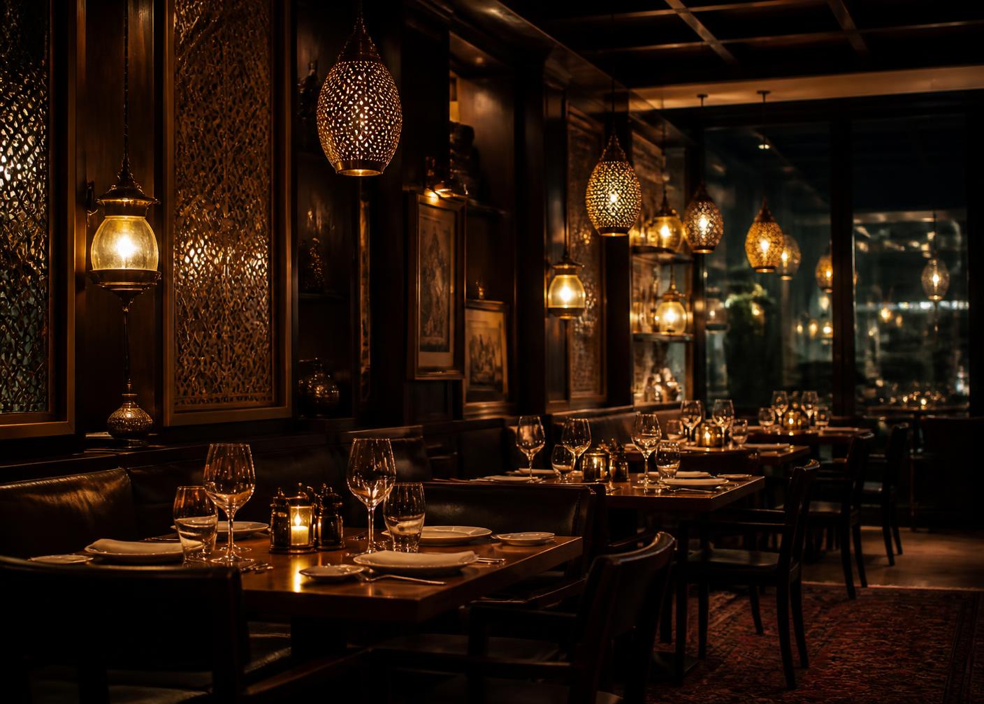 Matsalen på Restaurang Baran i Karlstad